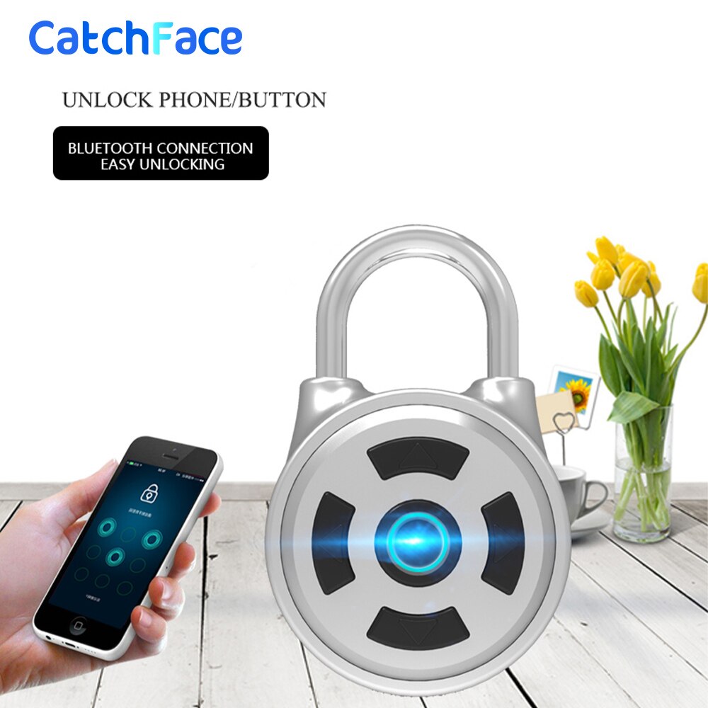 Waterproof  Keyless Bluetooth Smart Lock Anti-Thief IOS Android App Control Lock  Bag Conbinet Electronic Keypad Padlock