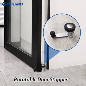 Smart Lock Accessory Door Rotatable Lock Stainless Steel Door Stopper for Electronic Lock Door Protection For Home Security