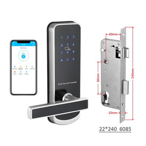 Electronic Door Lock Smart Bluetooth Digital APP Keypad Code Keyless Door Lock Password Electric Lock